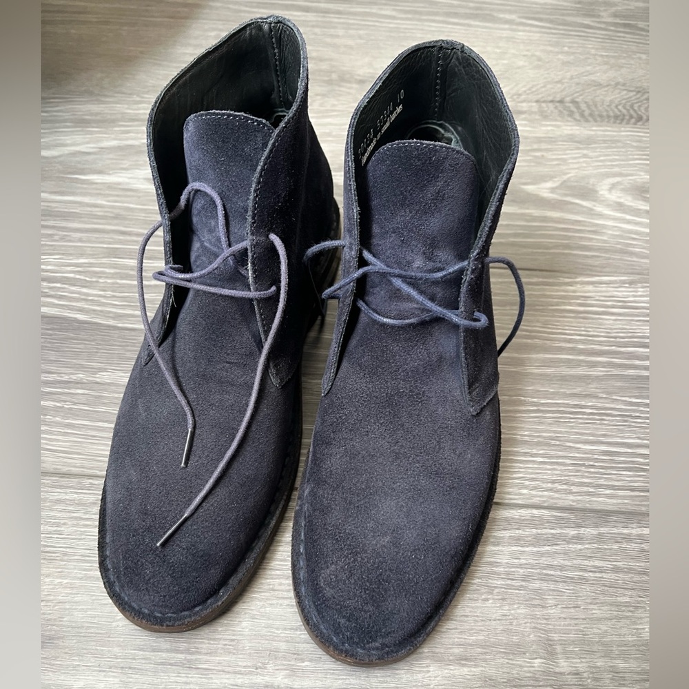 Thursday Boots Blue Suede Chukka